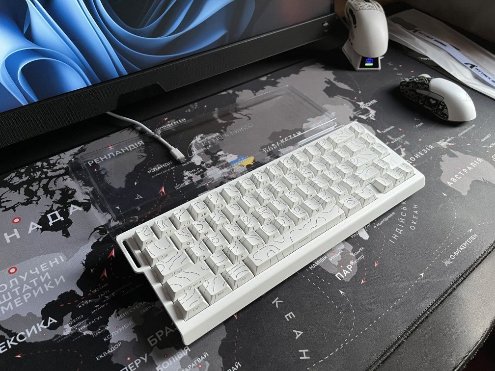 Нова клавіатура ATTACK SHARK X68HE ( магнітна клавіатура )