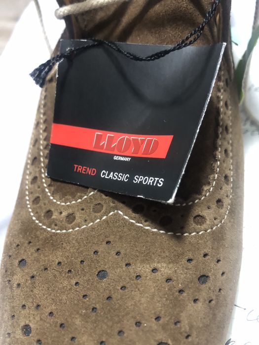 Черевики чоловічі нубук/шкіра 42 розмір коричневі