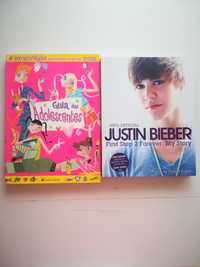 Livros juvenis: Guia das Adolescentes & Justin Bieber
