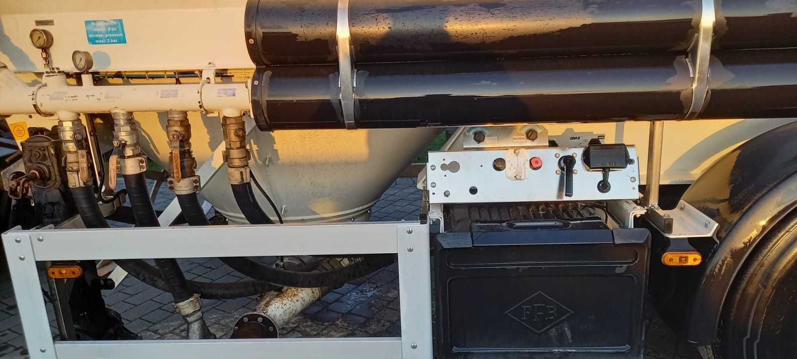 Cysterna cementowóz Feldbinder EUT 36.3 cementonaczepa.