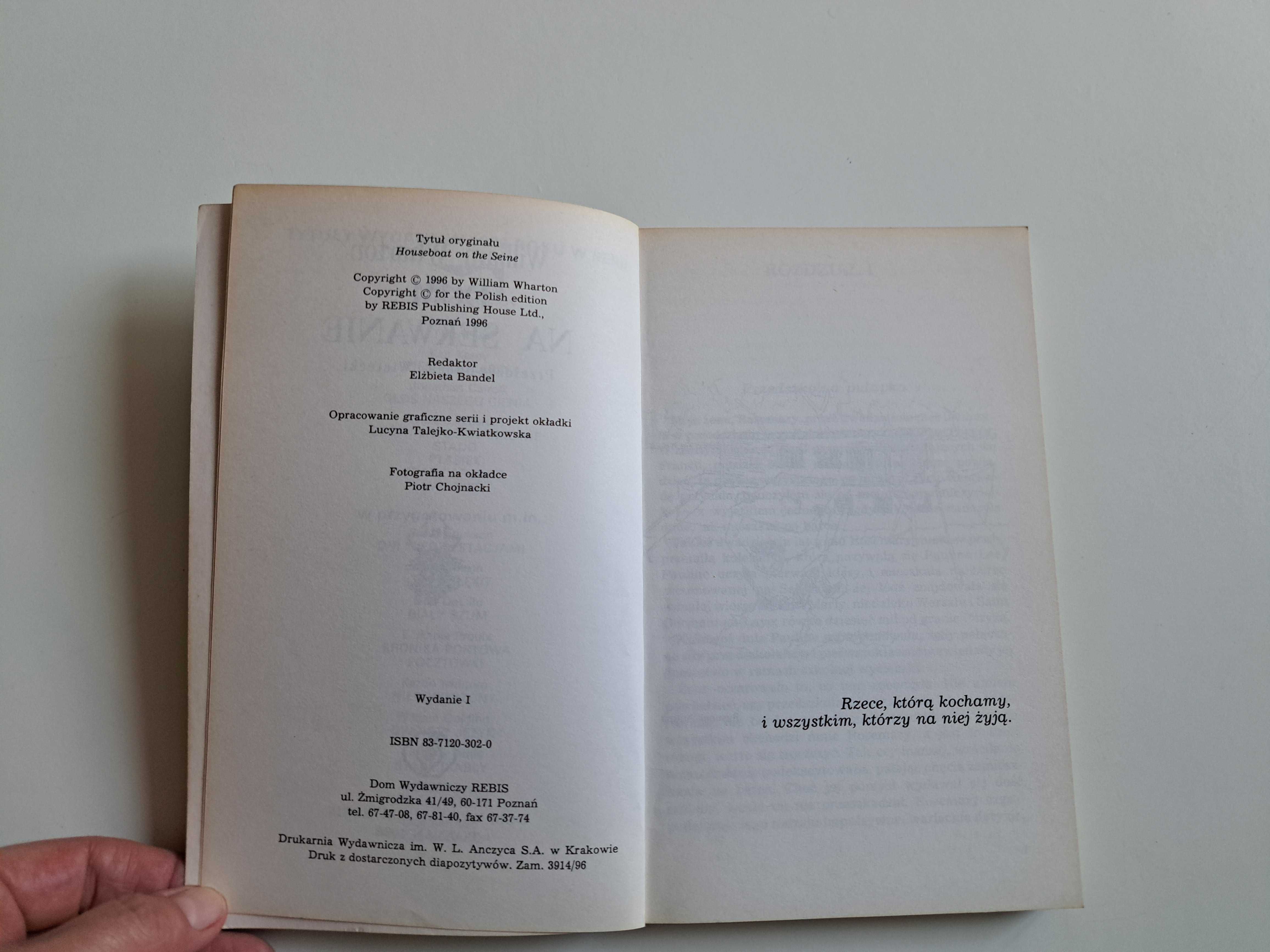 William Wharton "Dom na Sekwanie" i "Spóźnieni kochankowie"