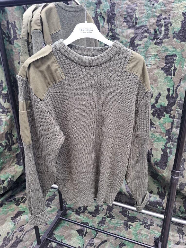 Sweter wojskowy HMAK w kolorze khaki