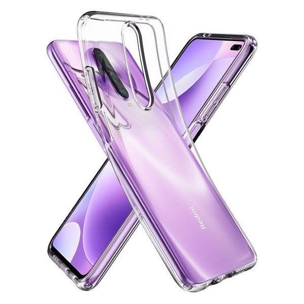 Etui Spigen Liquid Crystal Xiaomi Pocophone X2/Redmi K30 Transparentne
