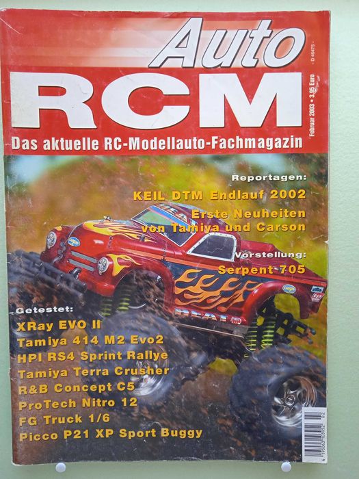 Auto RCM luty 2003 Niemcy czasopismo dla modelarzy samochodowych