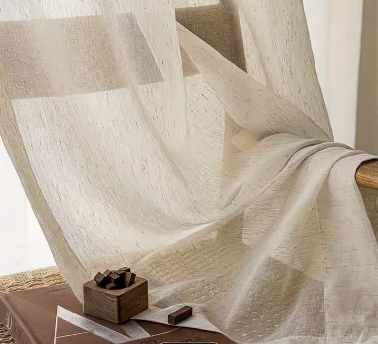 Фіранки штори кремові 2 шт 132*260