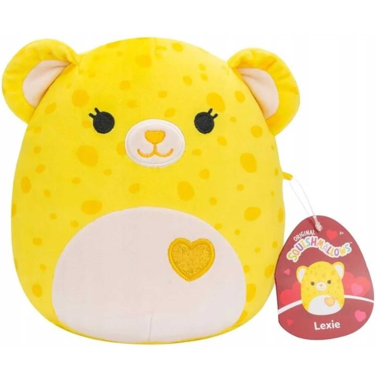 Squishmallows Miękka Maskotka Pluszowa Plusz Pluszak Gepard Lexie 20cm