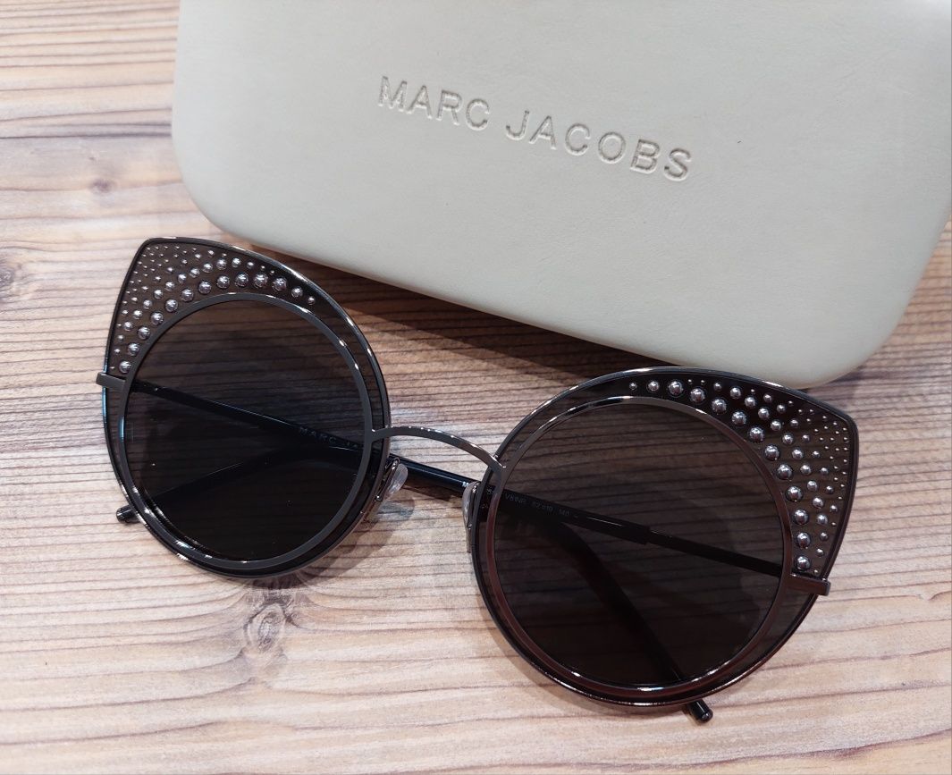 Женские черные очки-кошки 15S V81 от Marc Jacobs! Оригинал!