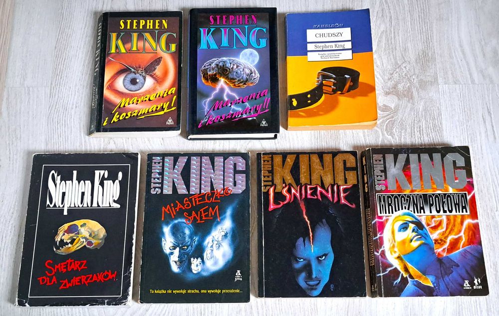 7x King Miasteczko Salem Marzenia 1 2 Lśnienie Smętarz dla zwierzaków