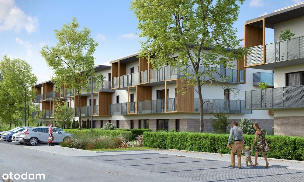 Nowoczesne 2-pokojowe mieszkanie z ogrodem