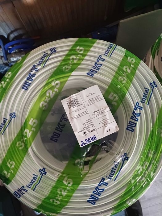 Przewód elektryczny 3x2,5 NKT 3x1,5