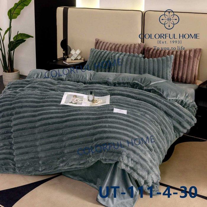 НОВИНКА Постільна білизна ВЕЛЮР Шарпей Євро