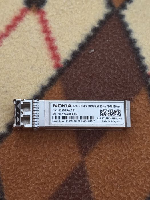 Оптичний модуль Nokia FOSH SFP+ 6G 850nm 300м MMF Duplex LC
