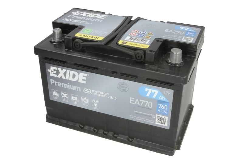 Akumulator Exide EA770 77AH 760A 12V Nowy Outlet Najtaniej Wrocław