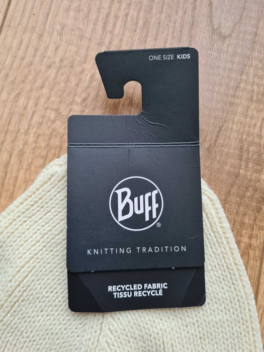 Buff czapka dziecięca ecru ciepła i wygodna beanie