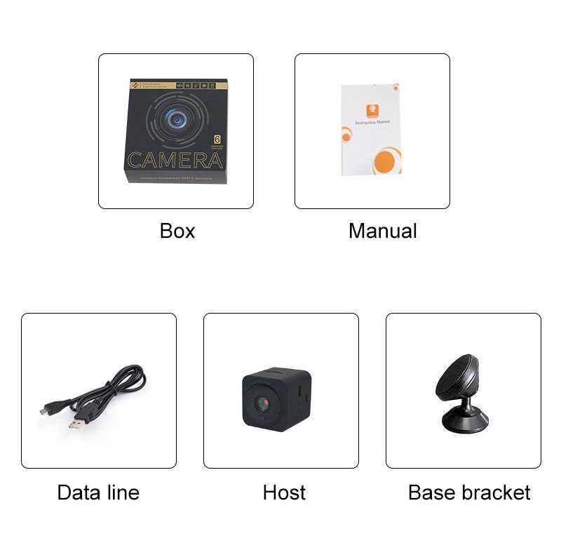WiFi міні-камера Бездротова Smart Камера Нічна, Дистанційне керування