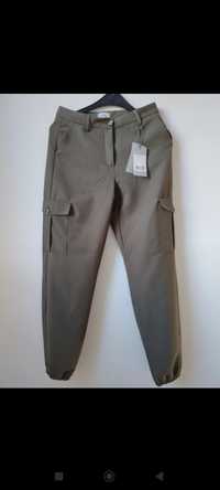 Spodnie cargo damskie khaki nowe