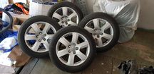 Oryginalne alufelgi 17'' AUDI A6 C7 + opony