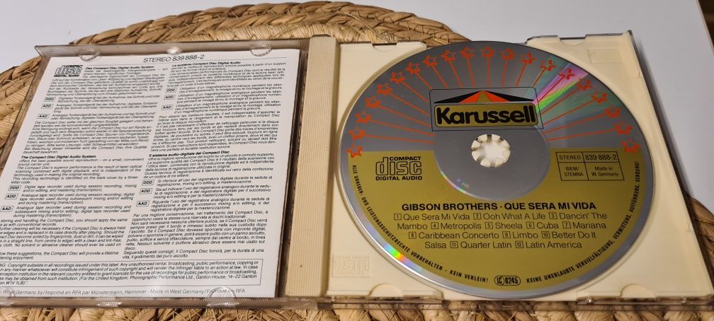 Gibson Brothers - Que Sera Mi Vida CD!!