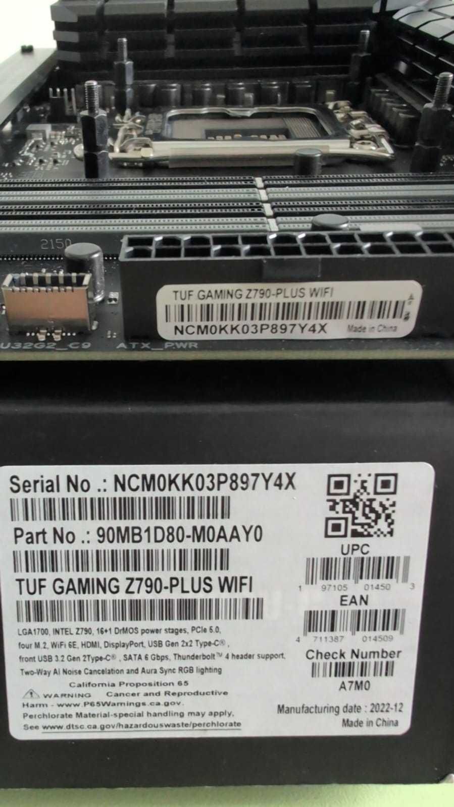 ASUS TUF Gaming Z790 Plus Wi-Fi
