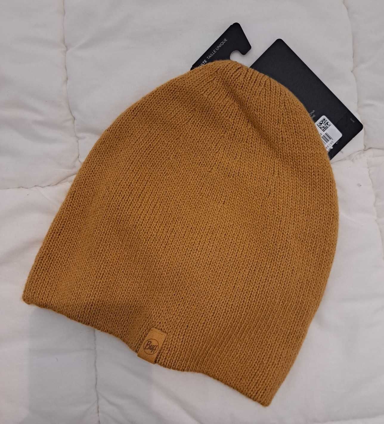 Gorro BUFF novo amarelo torrado