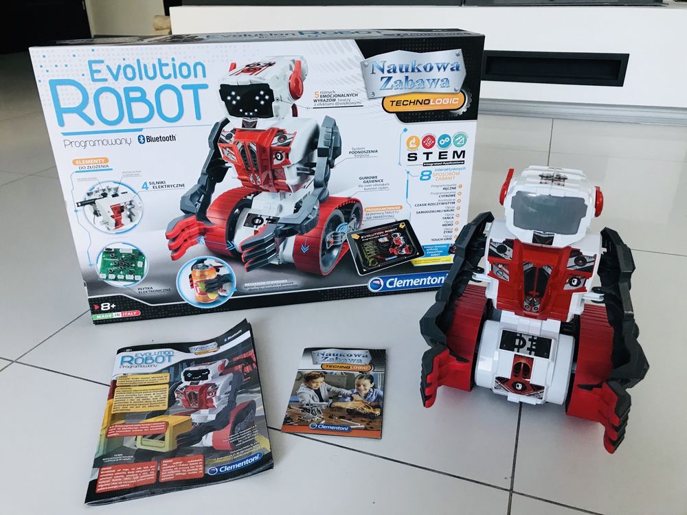 Robot Evolution Clementoni programowany  Okazja Zabawka interaktywna