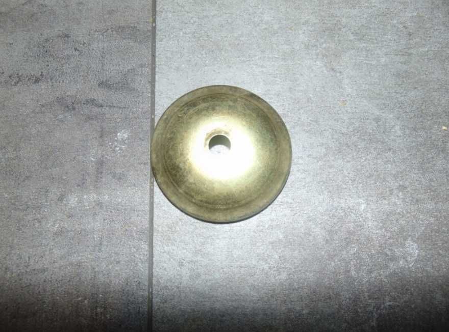 Stara mosiężna rozeta,podkloszówka,śr.66 mm.wys.14 mm.