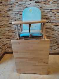 Дитячий  дерев'яний стілець для годування