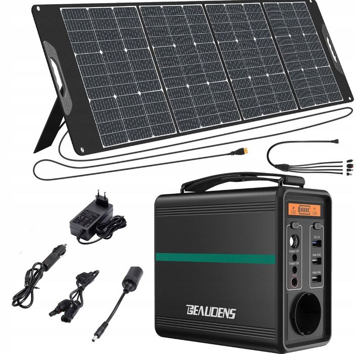 Станція живлення POWER BANK SOLAR 166Wh+200W SOLAR
