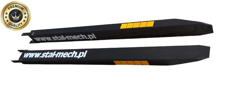 Przedłużki wideł 1800x160x80 5mm S355 J2H Widły Nakładki wózek widłowy