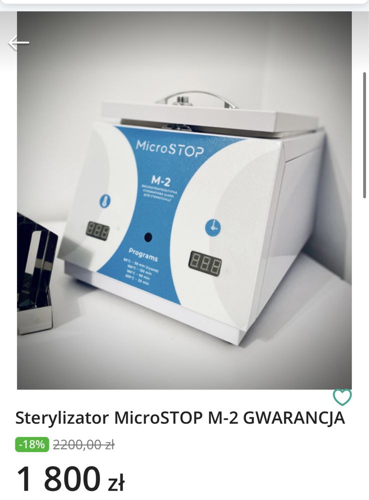 Sterylizator MIKROSTOP M2