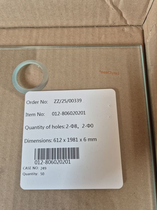 Szyba drzwi prysznic Radaway