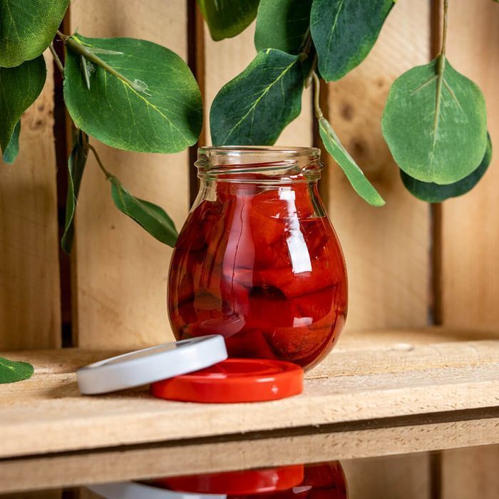 100 słoik szklany MAYO 245 ml na przyprawy dżem miód z zakrętką