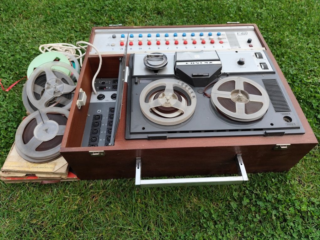 Magnetofon szpulowy audiotrener przenośny ZRK ZK-140T atp-1