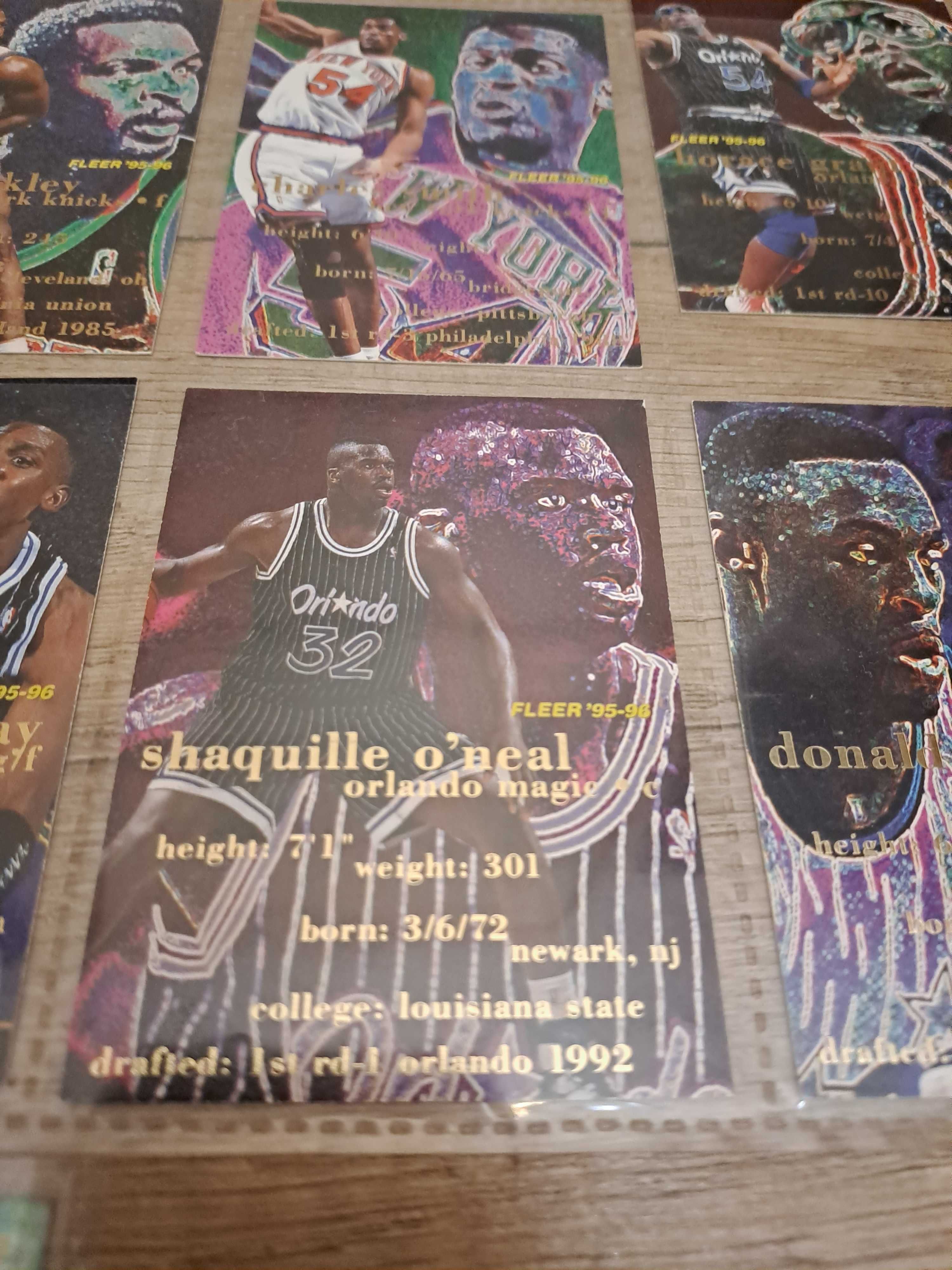 Karty Kolekcjonerskie NBA Fleer 95-96 - 161 szt. kart + gratis