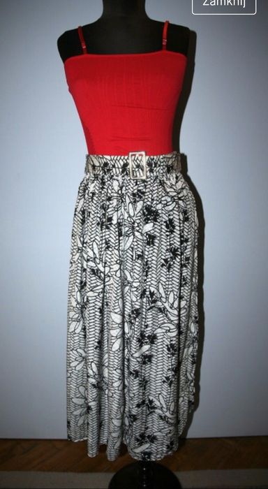 Długa, szeroka spódnica NOWA M,L,XL