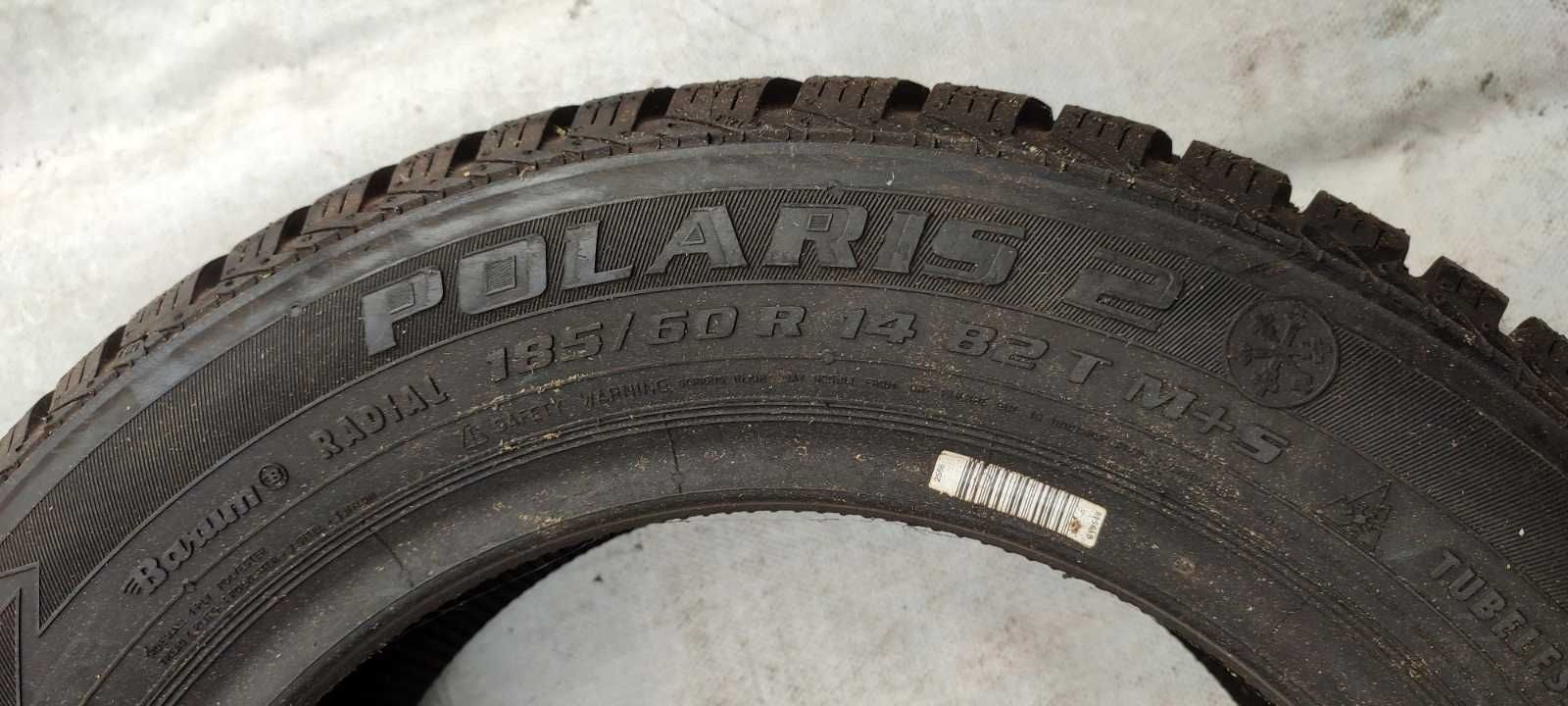 Opona opony BARUM POLARIS 2 185/60R14 82T M+S zimowe