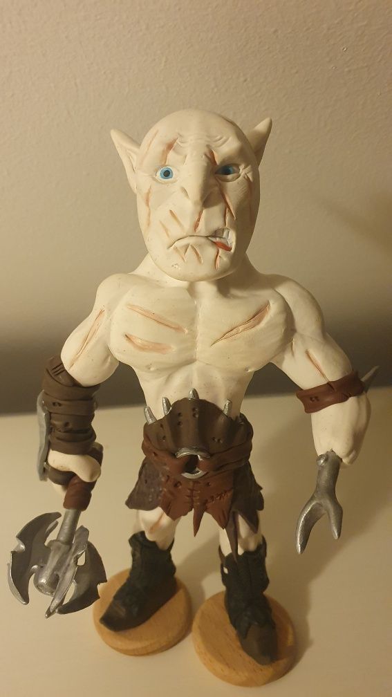 Ork Azog Plugawy figurka z modeliny inspirowane Hobbit