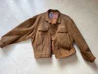 Casaco de cowboy vintage em couro