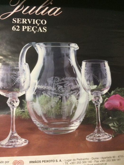 Serviço de copos da Boemia