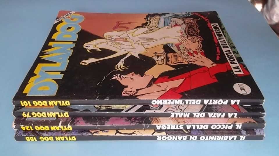 DYLAN DOG em italiano e francês, vários livros. VER FOTOS