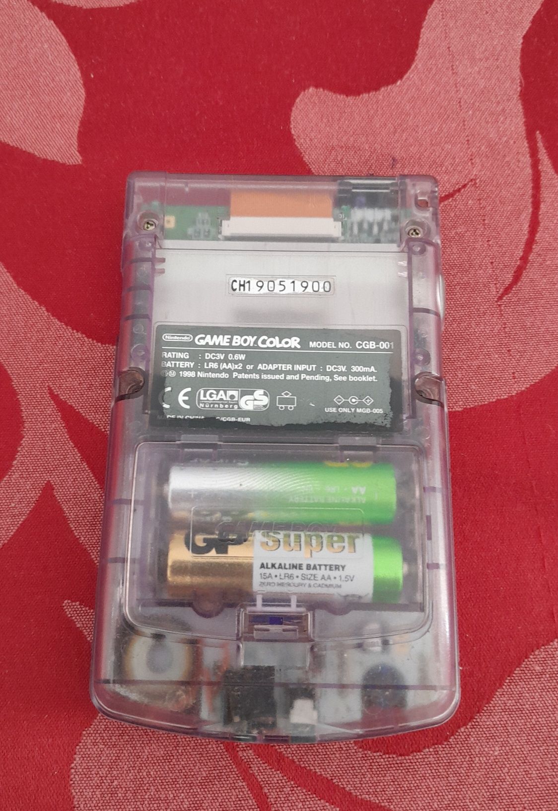 Game Boy Color Transparente
