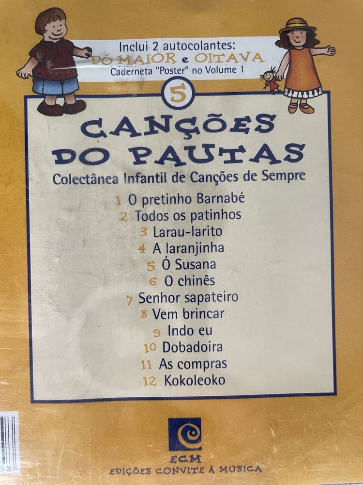 CDs de musica popular portuguesa para crianças