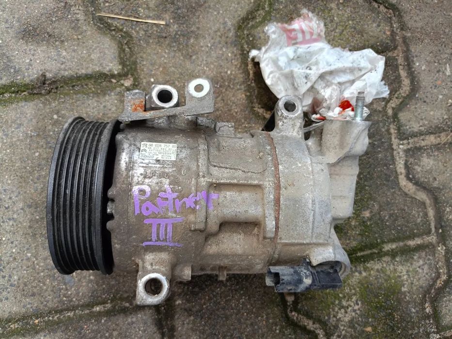 KOMPRESOR SPRĘŻARKA KLIMATYZACJI PEUGEOT PARTNER III 9802875780