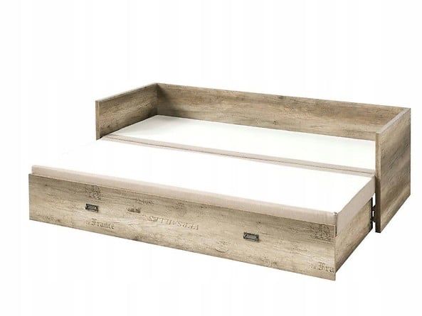 Łóżko rozkładane Malcolm 80-160x200 + szafka nocna Malcolm 50 cm