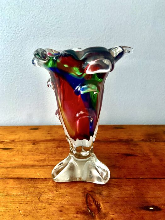 Vintage jarra Murano Marinha grande