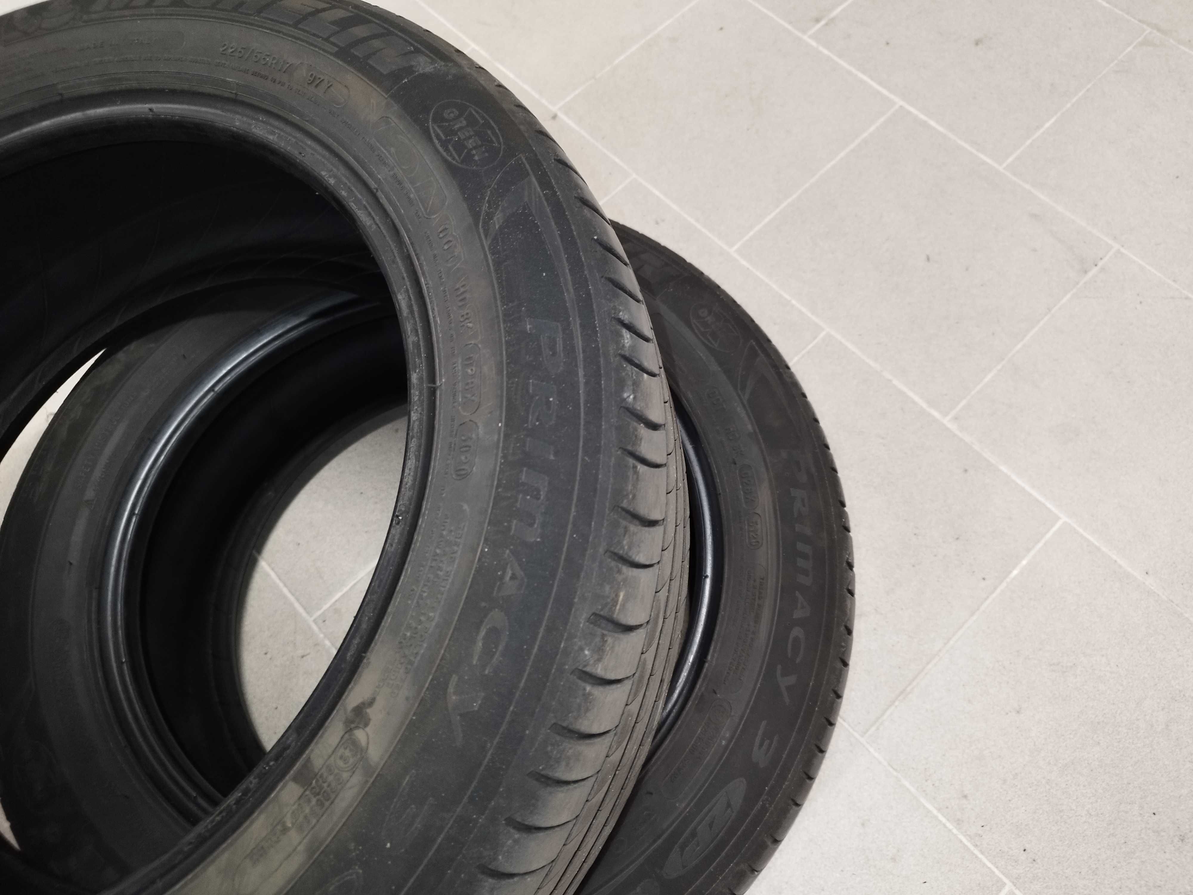 225 55 R17 Michelin Primacy 3  RunFlat  2021   Letnie prawie nowe