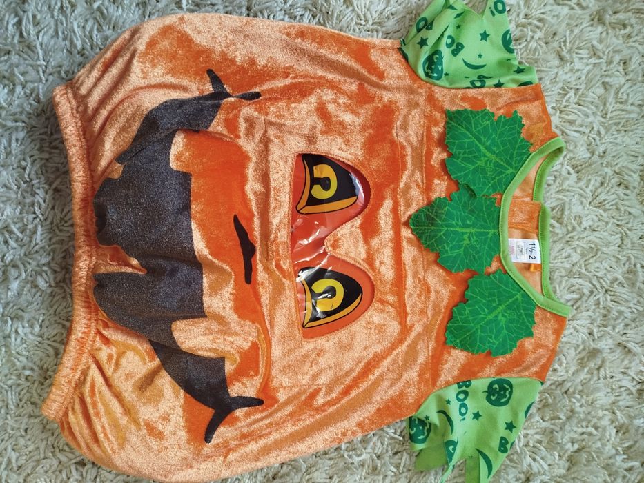 Хелловін,хелоуін, костюм на хеловін, костюм гарбуз, 2-3 роки