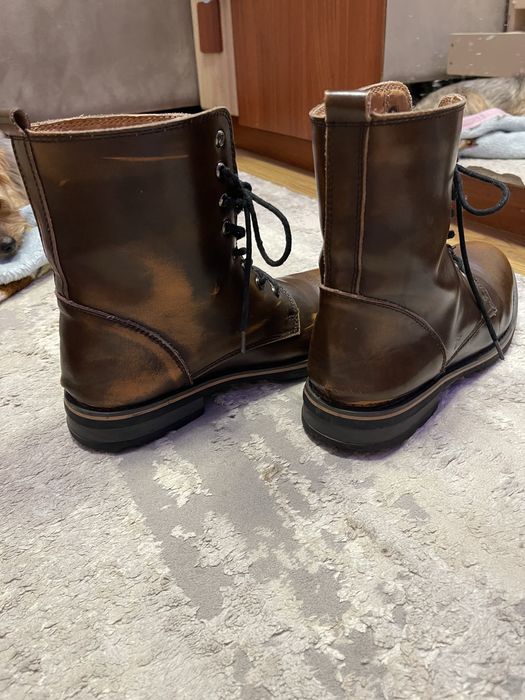 Чоботи чоловічі черевики шкіра
