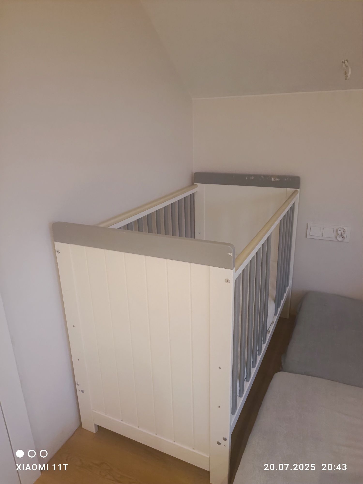 Łóżeczko dla dziecka 60x120 PlusBaby Classic