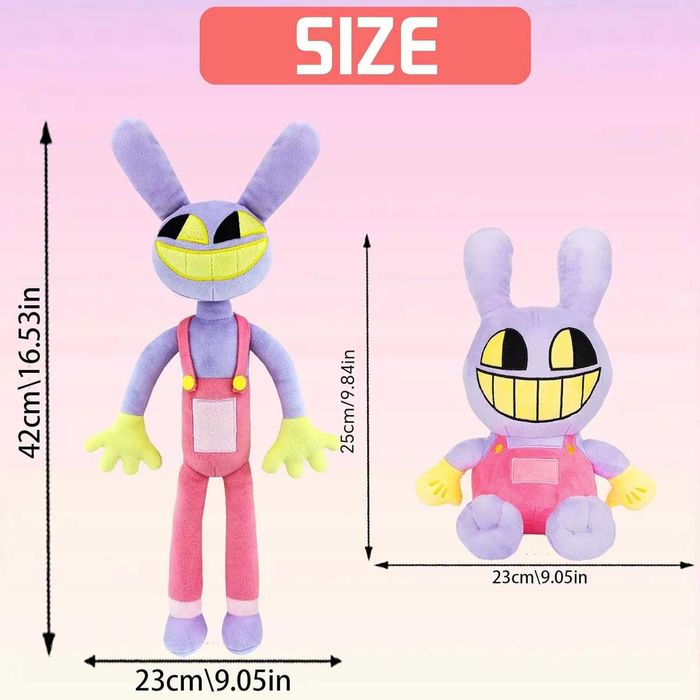 Pluszowa zabawka Pomni i Jax Niesamowity pluszowy cyfrowy cyrk 2 SZT